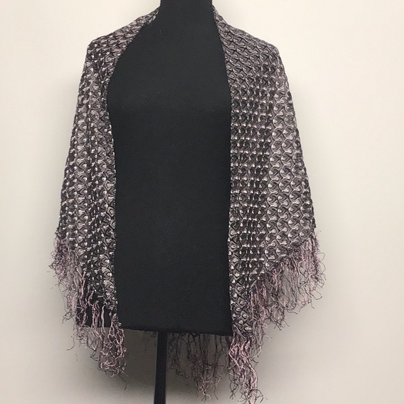 Accessories - Women’s Peacock feather shawl one size fits most